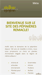 Mobile Screenshot of pepinieresremacle.be