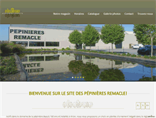 Tablet Screenshot of pepinieresremacle.be